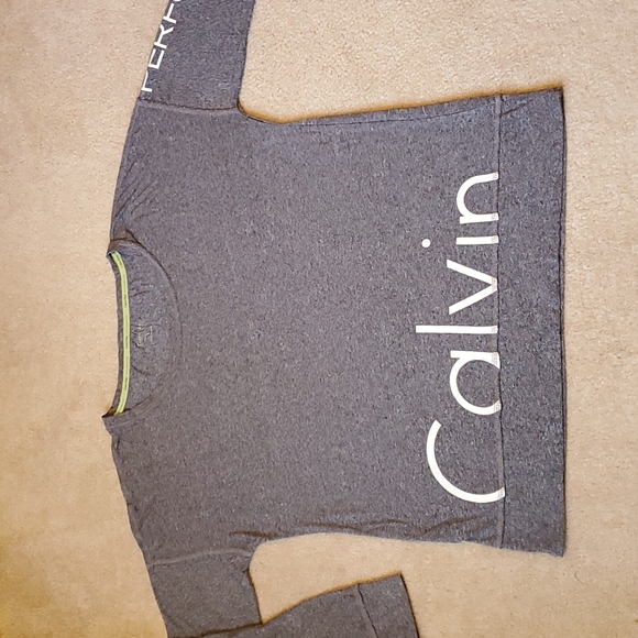 Calvin Klein performance gray shirt size Large - Picture 6 of 11